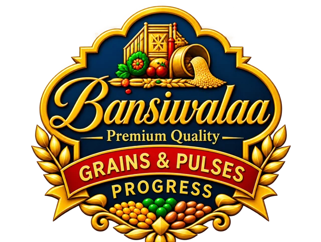 Bansiwalaa emblem: Premium Quality, Grains and Pulses, Progress